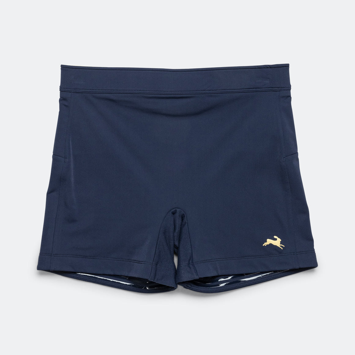 Tracksmith - Womens Turnover Short Tights - Navy - Up There Athletics