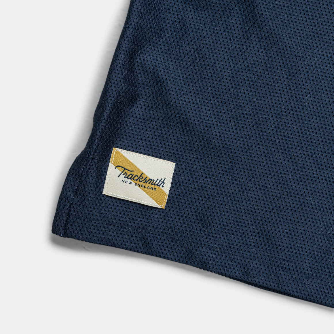 Tracksmith - Womens Van Cortlandt Tee - Navy/Ivory - Up There Athletics