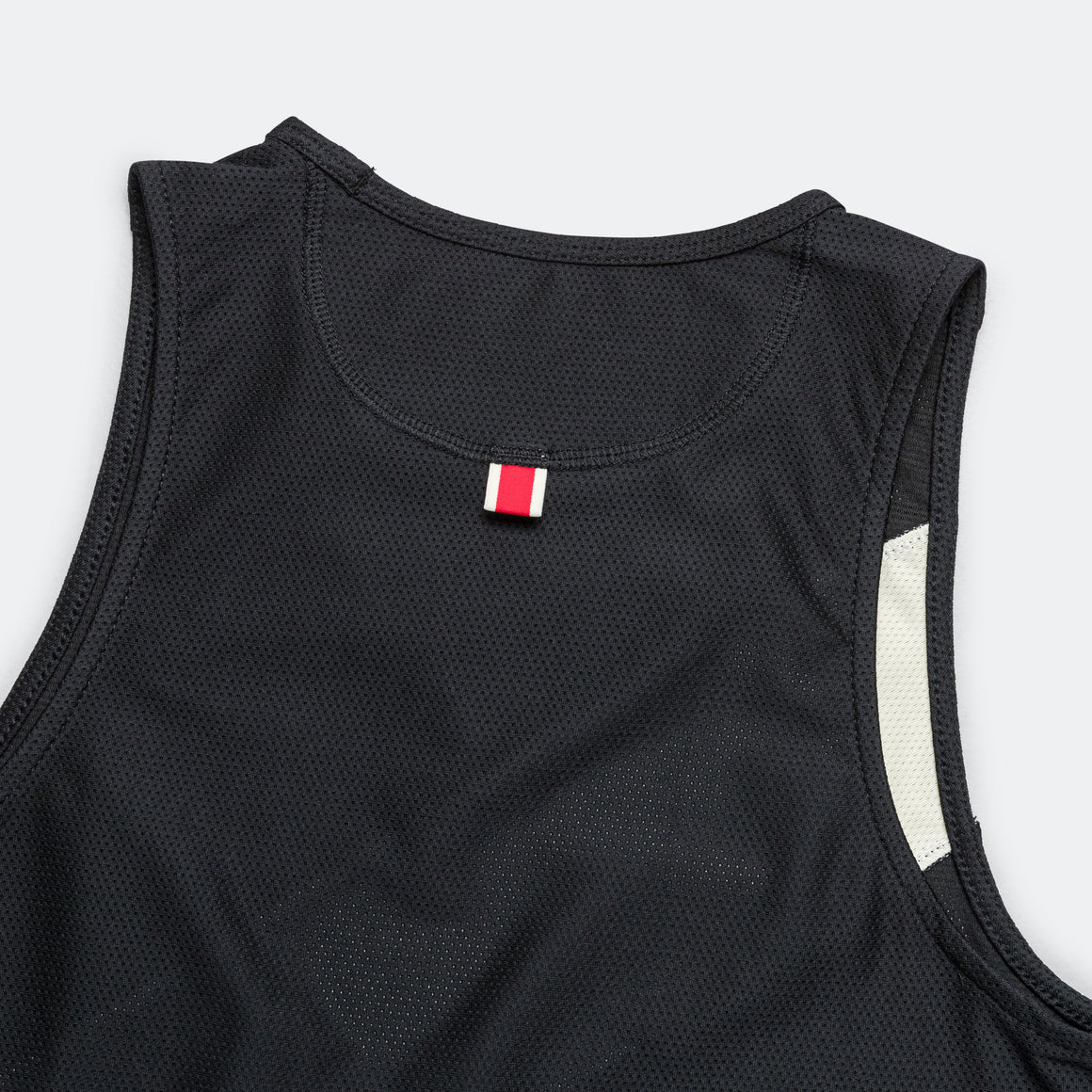 Tracksmith - Womens Van Cortlandt Singlet - Black/Ivory-Black - Up There Athletics