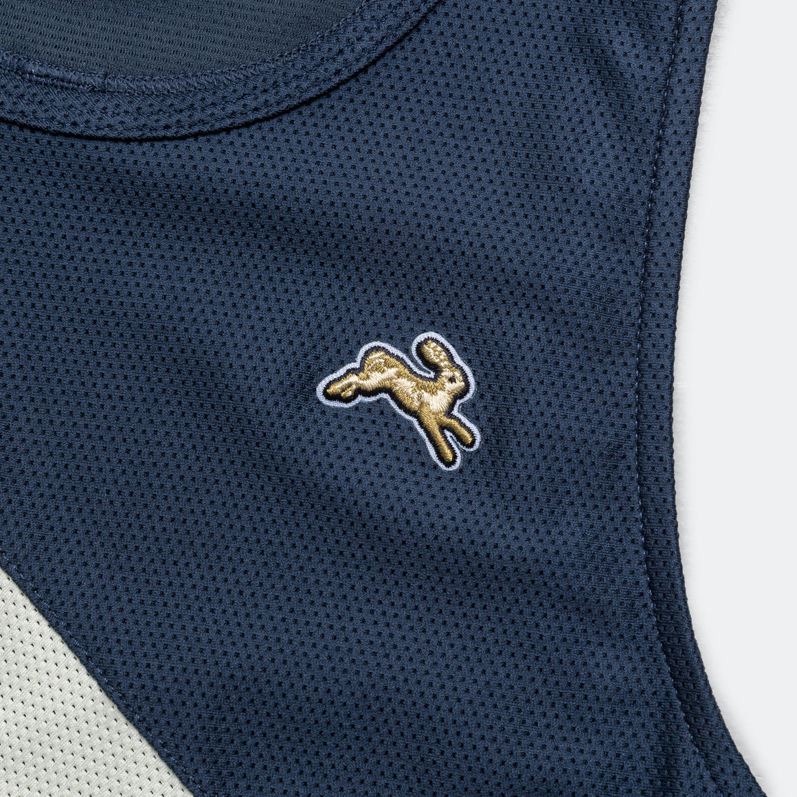 Tracksmith - Womens Van Cortlandt Singlet - Navy/Ivory - Up There Athletics