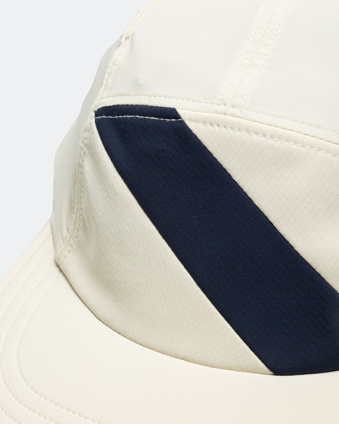 Tracksmith - Session Hat - Ivory/navy - Up There Athletics