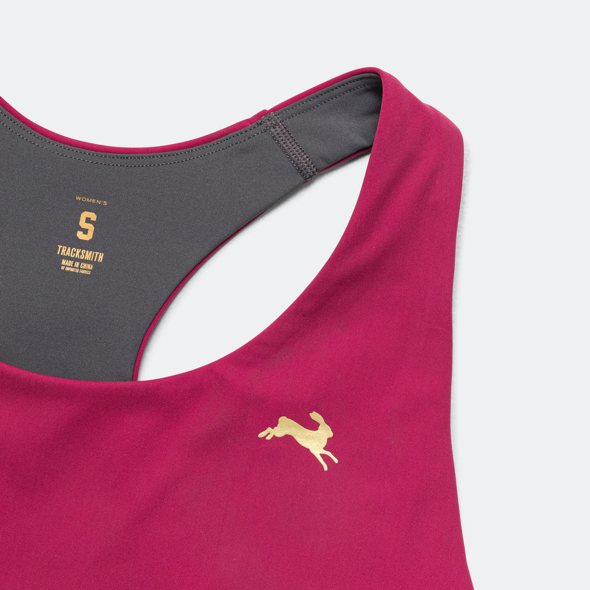 Tracksmith - Womens Run Bra - Red Plum - Up There Athletics