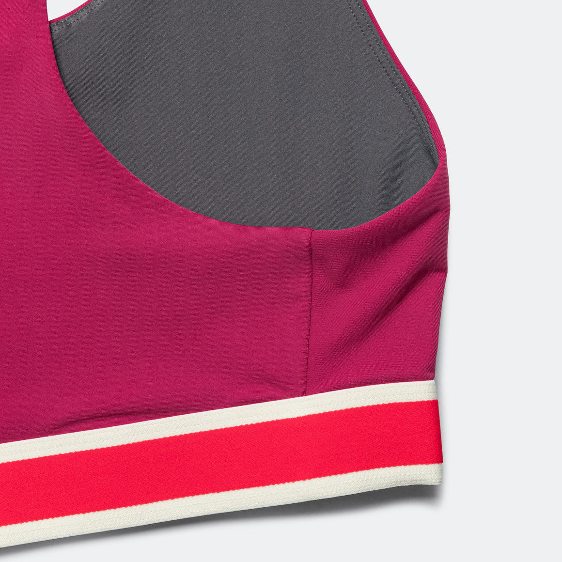 Tracksmith - Womens Run Bra - Red Plum - Up There Athletics
