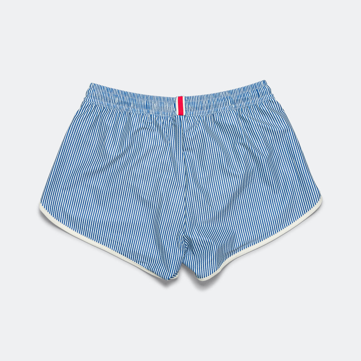 Tracksmith - Womens Van Cortlandt Shorts - Royal Stripe/Ivory - Up There Athletics