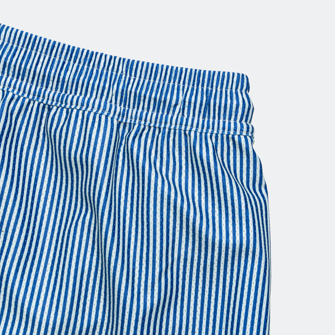 Tracksmith - Womens Van Cortlandt Shorts - Royal Stripe/Ivory - Up There Athletics