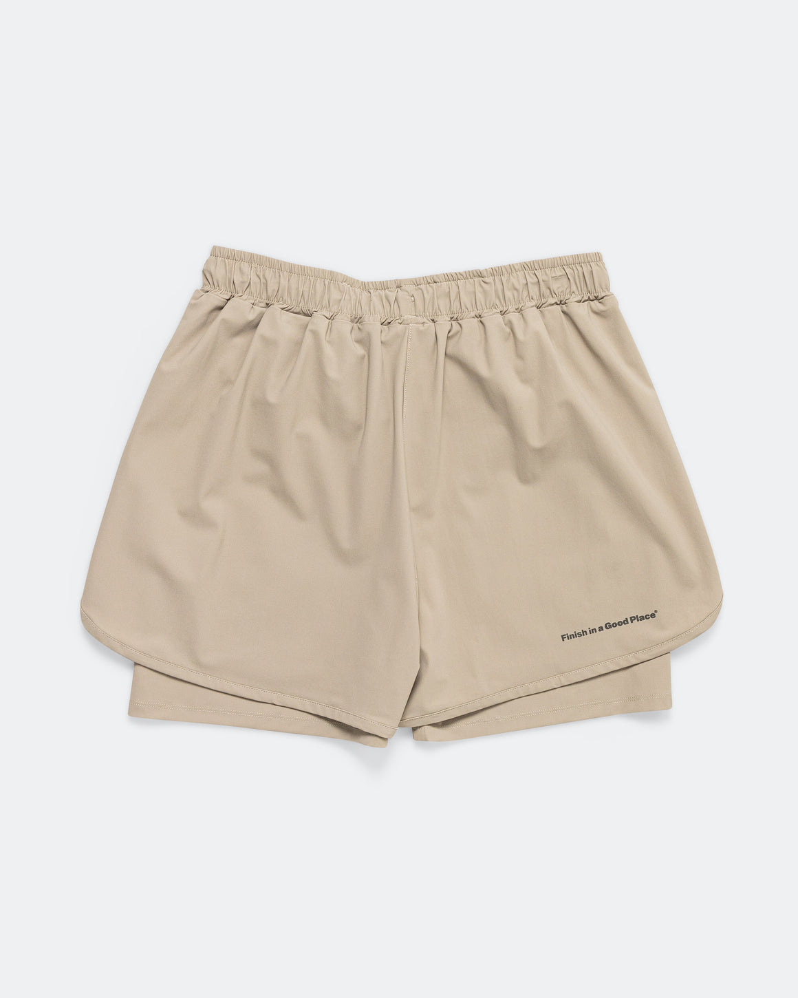 UNNA - Flow Run Shorts 3in - Warm Sand - Up There Athletics