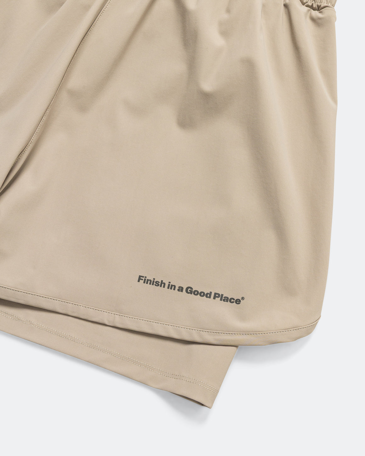 UNNA - Flow Run Shorts 3in - Warm Sand - Up There Athletics
