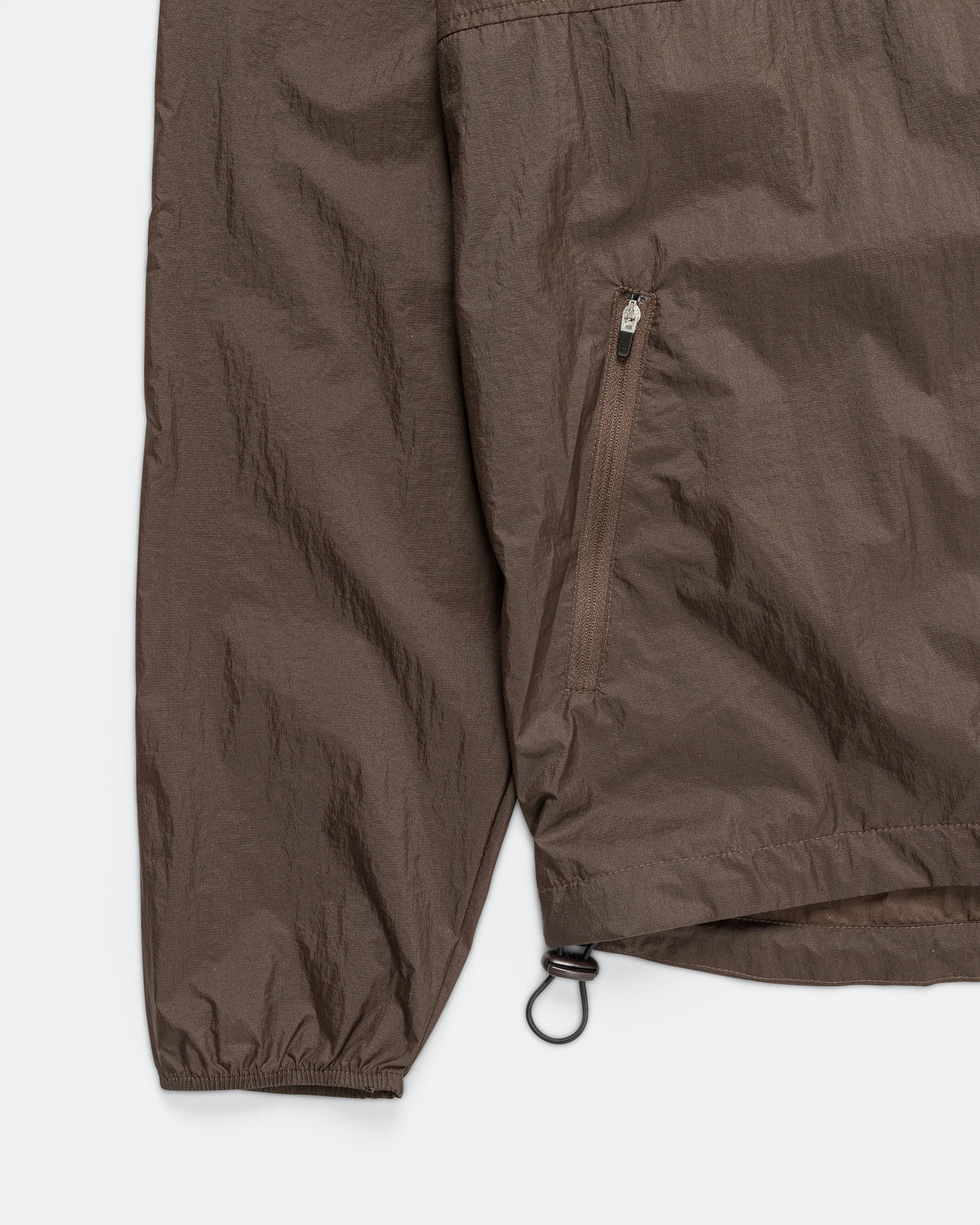 UNNA - Mens Smile Run Jacket - Wren Brown - Up There Athletics