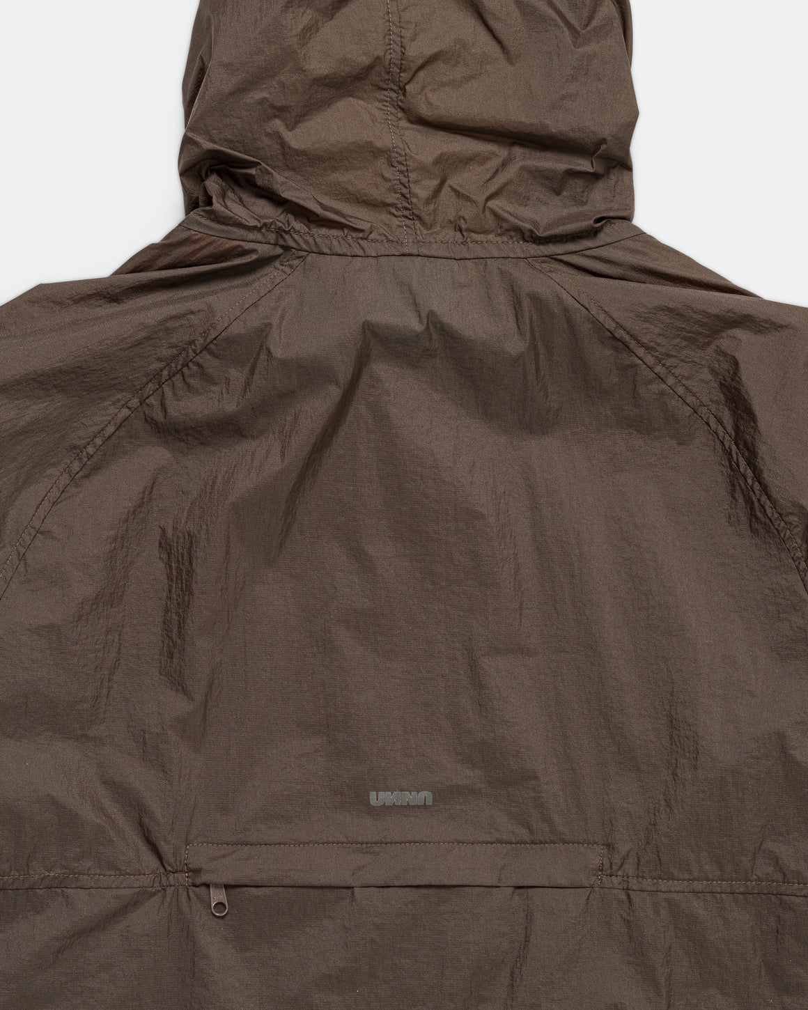 UNNA - Mens Smile Run Jacket - Wren Brown - Up There Athletics