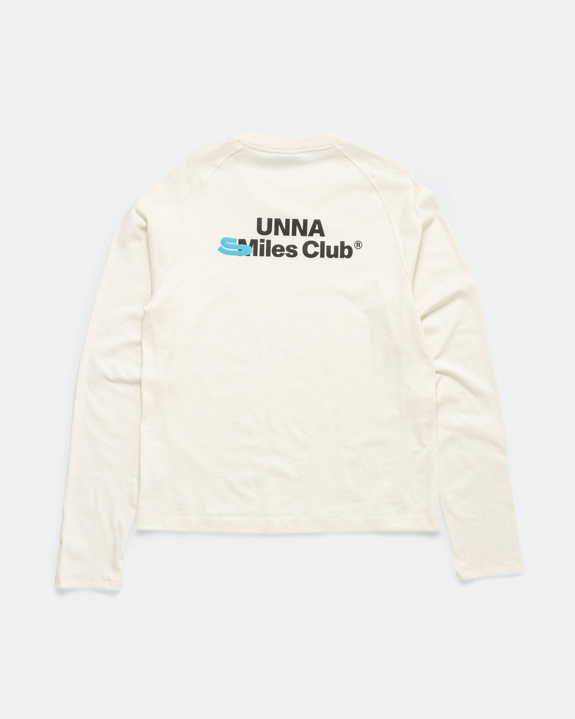 UNNA - Mens Smiles Club LS Tee - Vanilla White - Up There Athletics