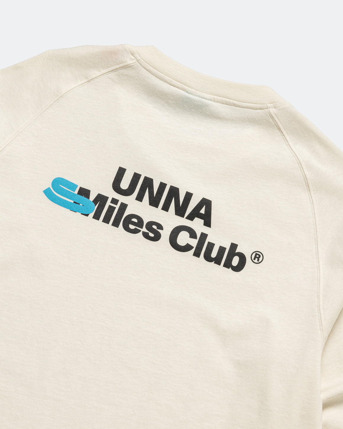UNNA - Mens Smiles Club LS Tee - Vanilla White - Up There Athletics