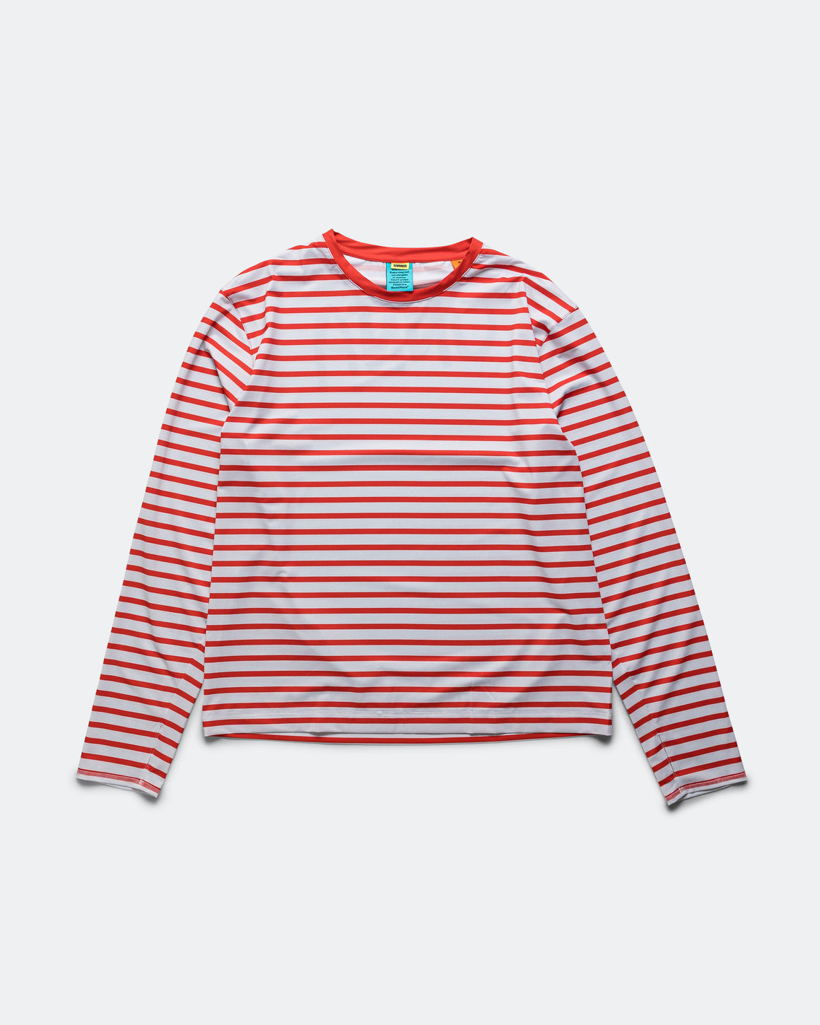 UNNA - Mens Striped LS - White/Red - Up There Athletics