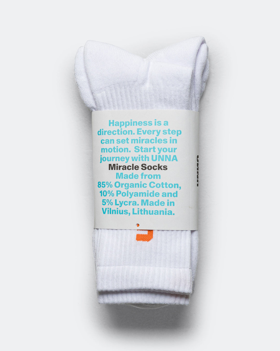 UNNA - Miracle Socks 2-Pack - Vanilla White - Up There Athletics