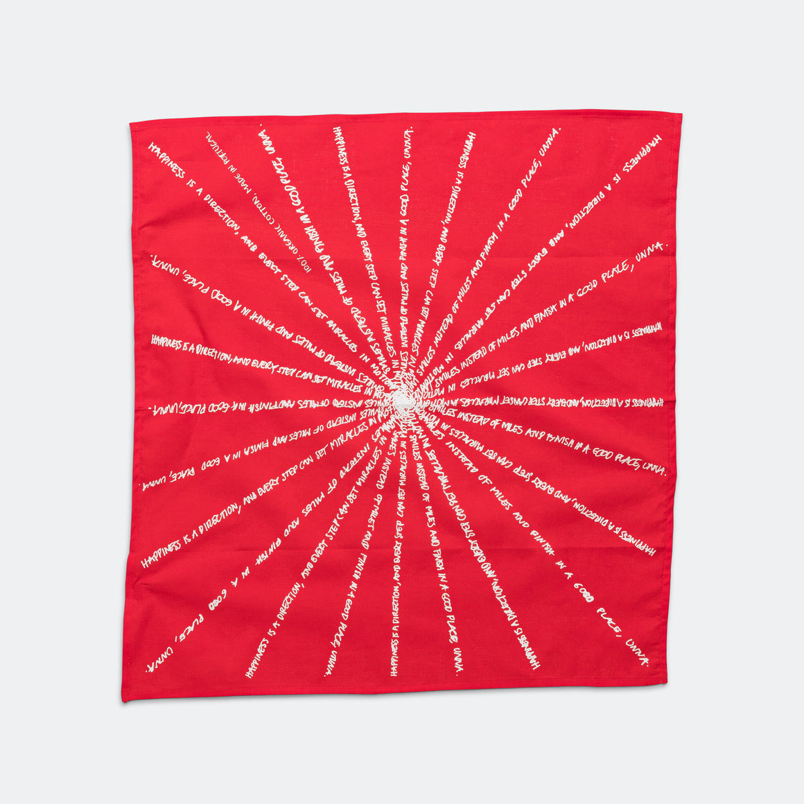 UNNA - Mantra Scarf - Red - Up There Athletics