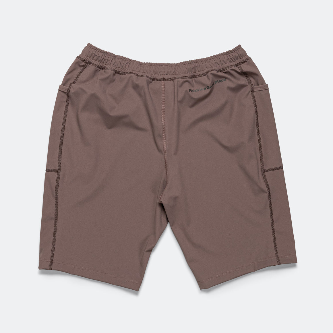 UNNA - Mens Boost Half Tights - Plum Grey - Up There Athletics