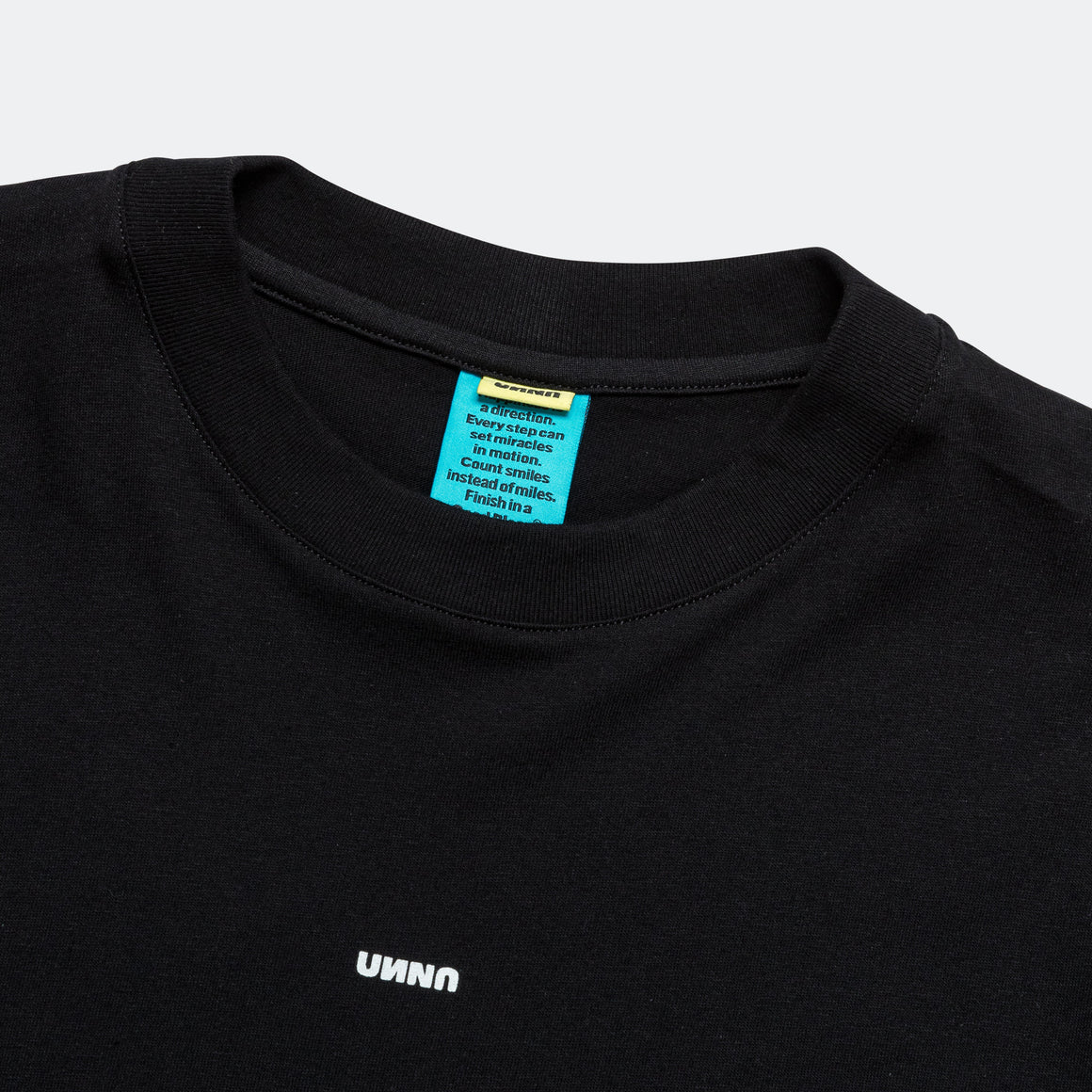 UNNA - Mens Skewed Tee - Black - Up There Athletics