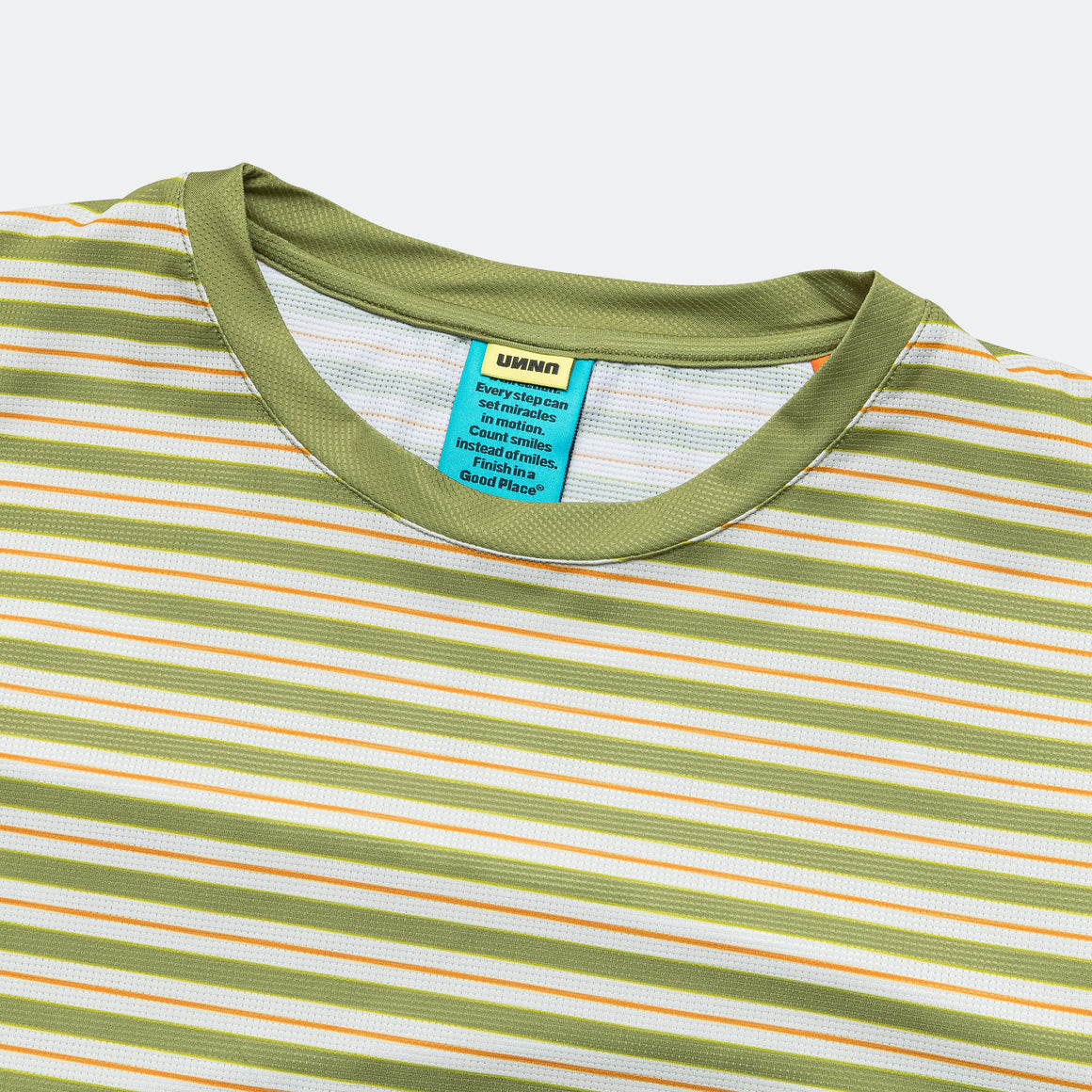 UNNA - Mens Striped LS - Sage Stripe - Up There Athletics