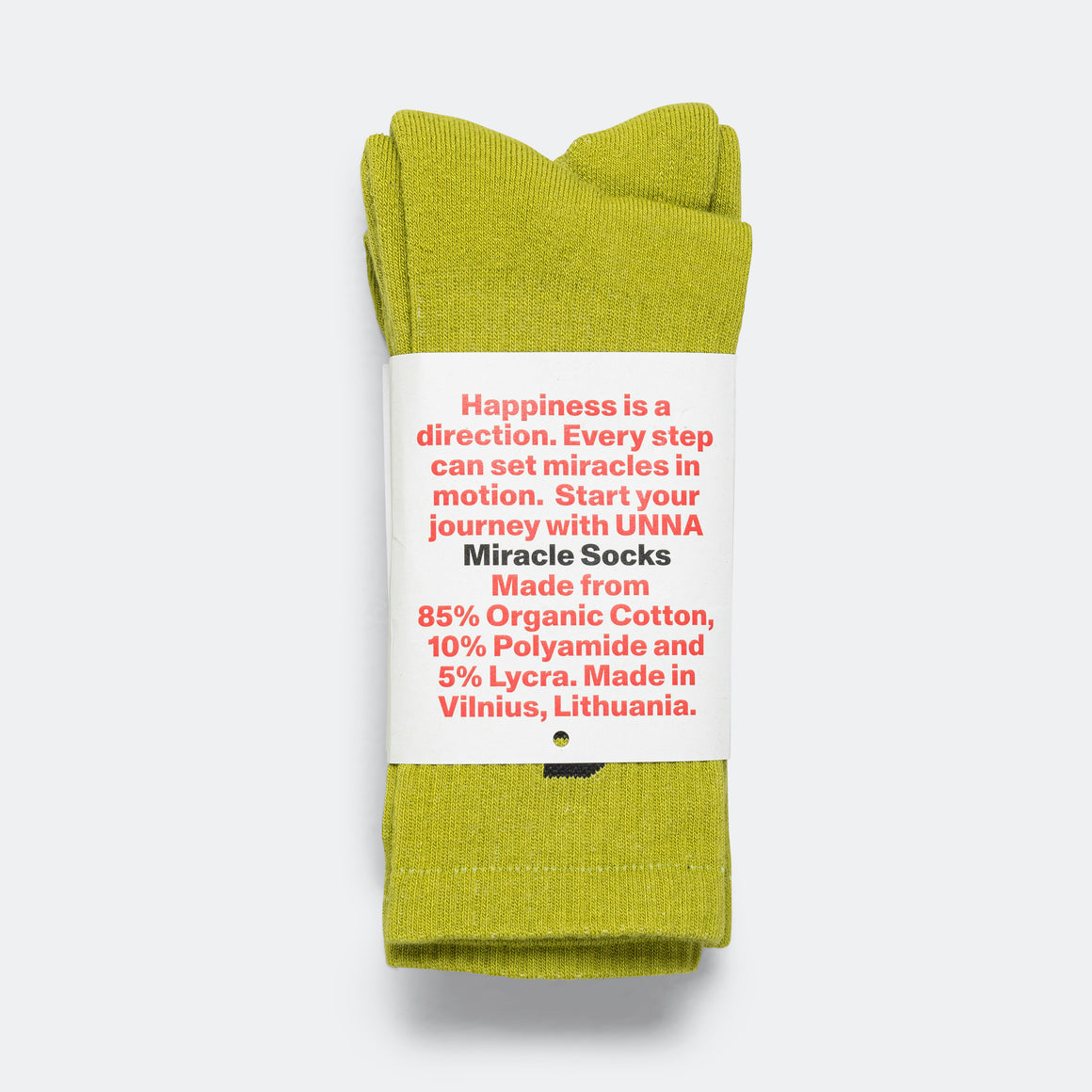 UNNA - Miracle Socks 2-Pack - Golden Green - Up There Athletics