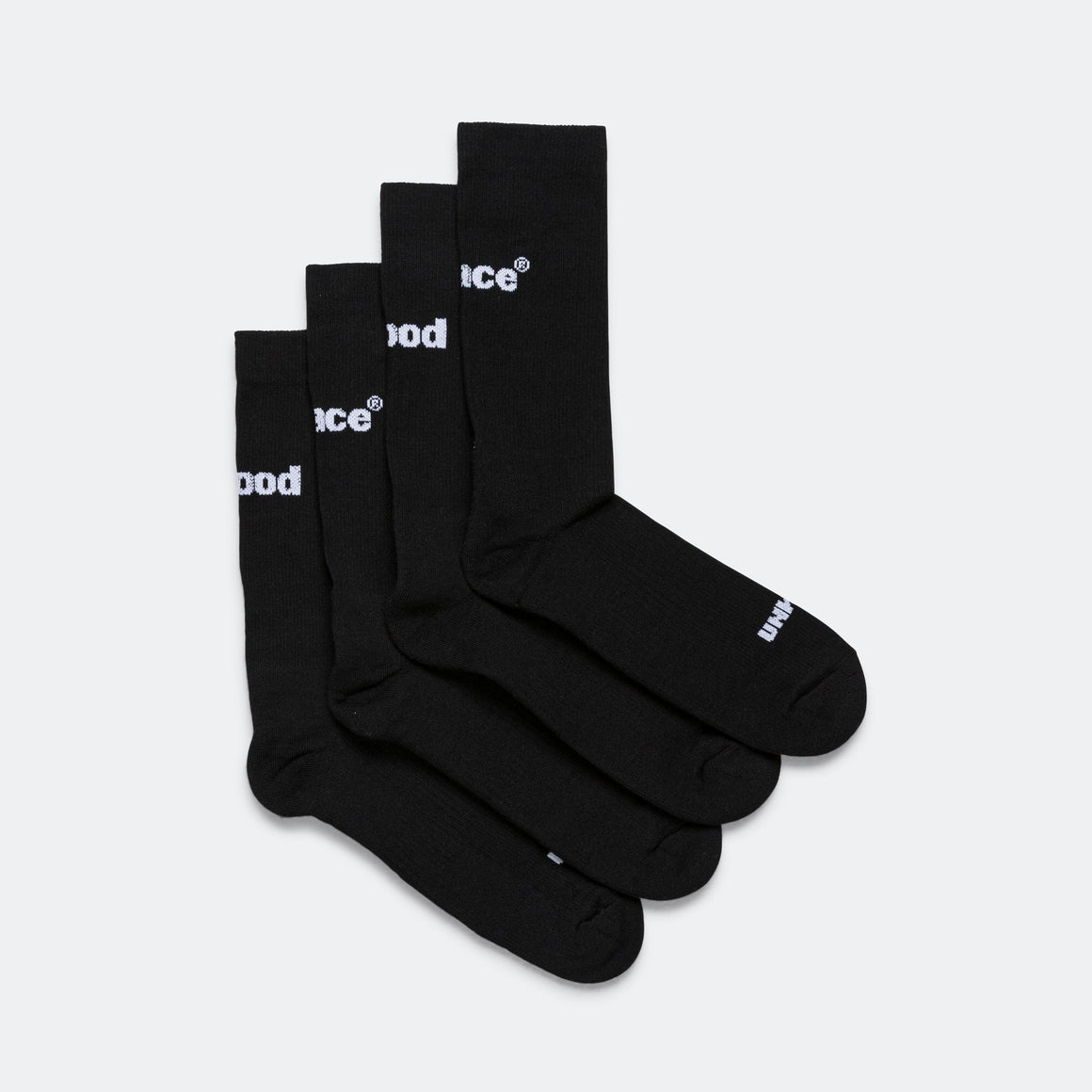 UNNA - RUNNA Socks 2-Pack - Black - Up There Athletics