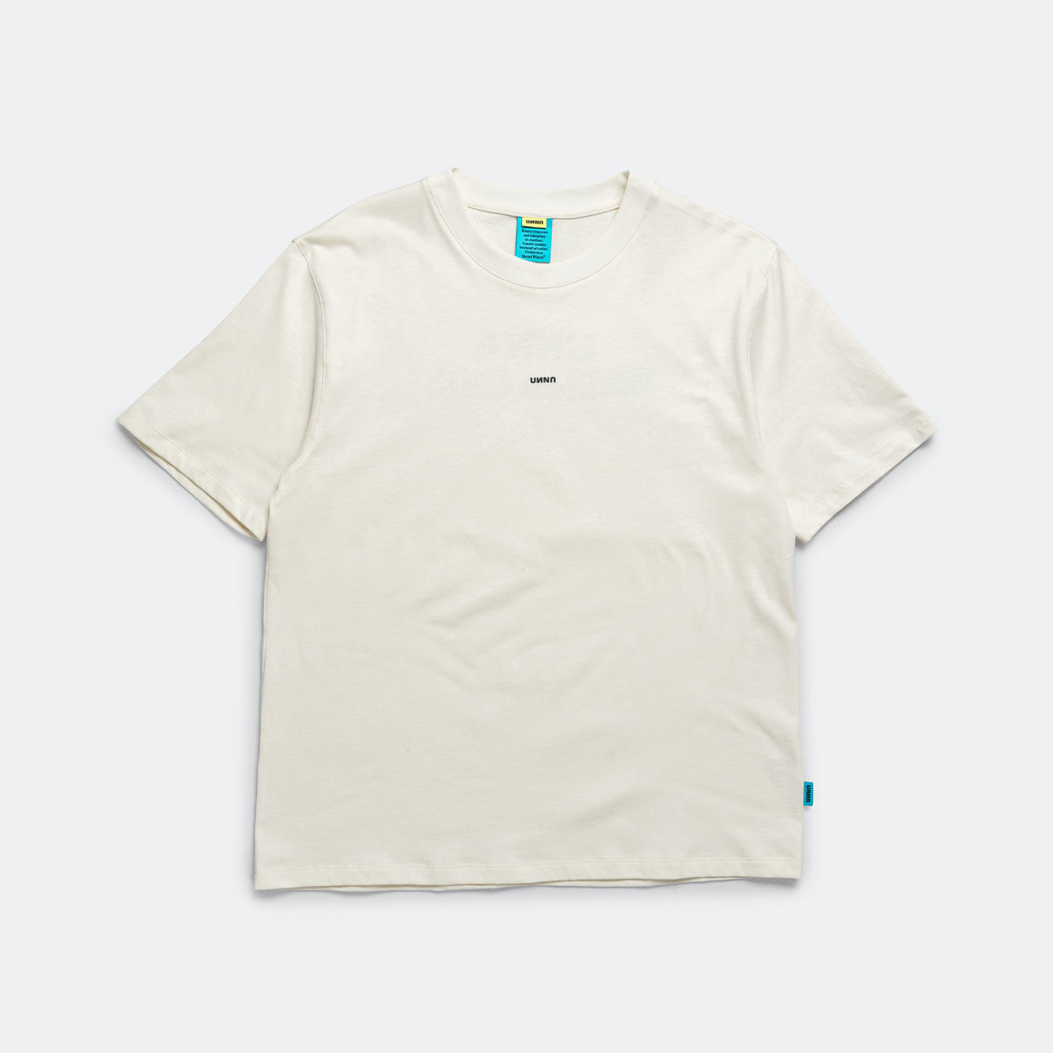 UNNA - Mens Smiles Club Tee - Vanilla White - Up There Athletics