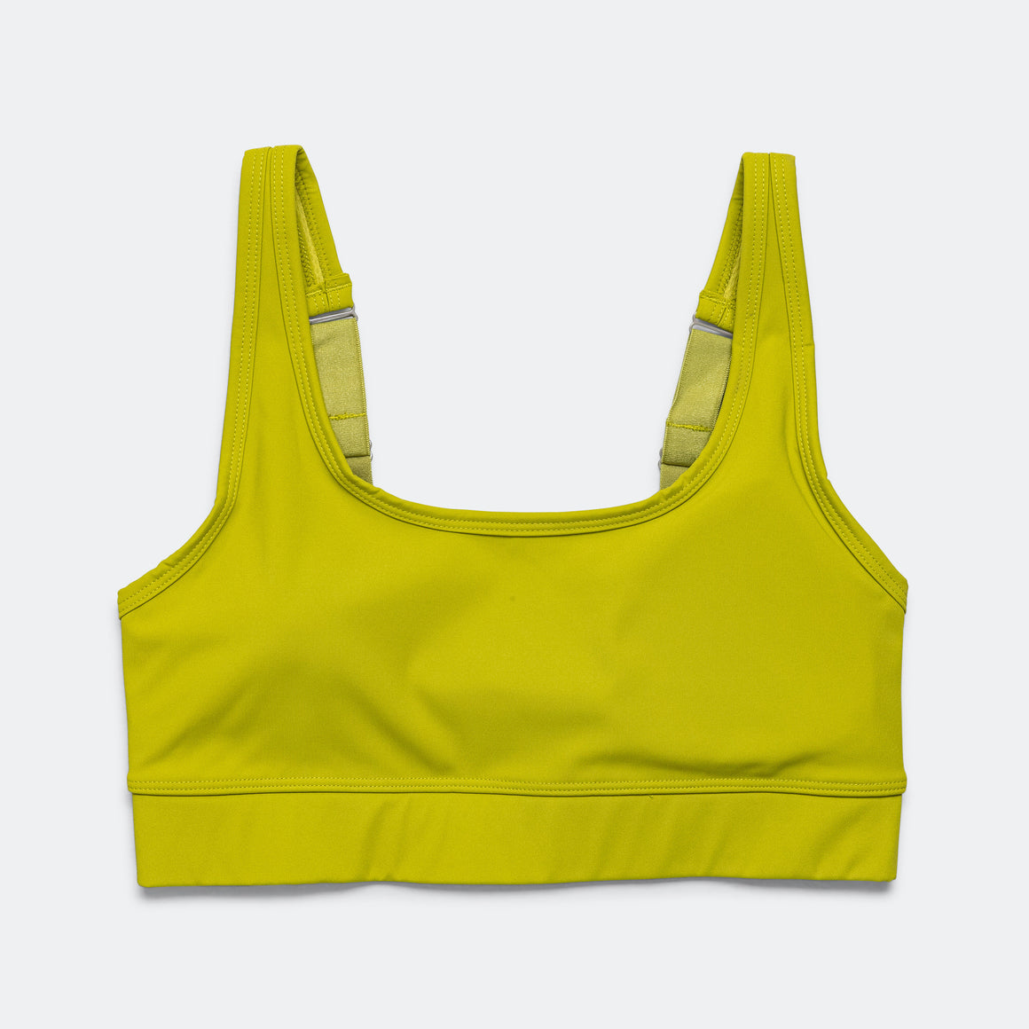 UNNA - Womens Good Place Bra - Golden Green - Up There Athletics