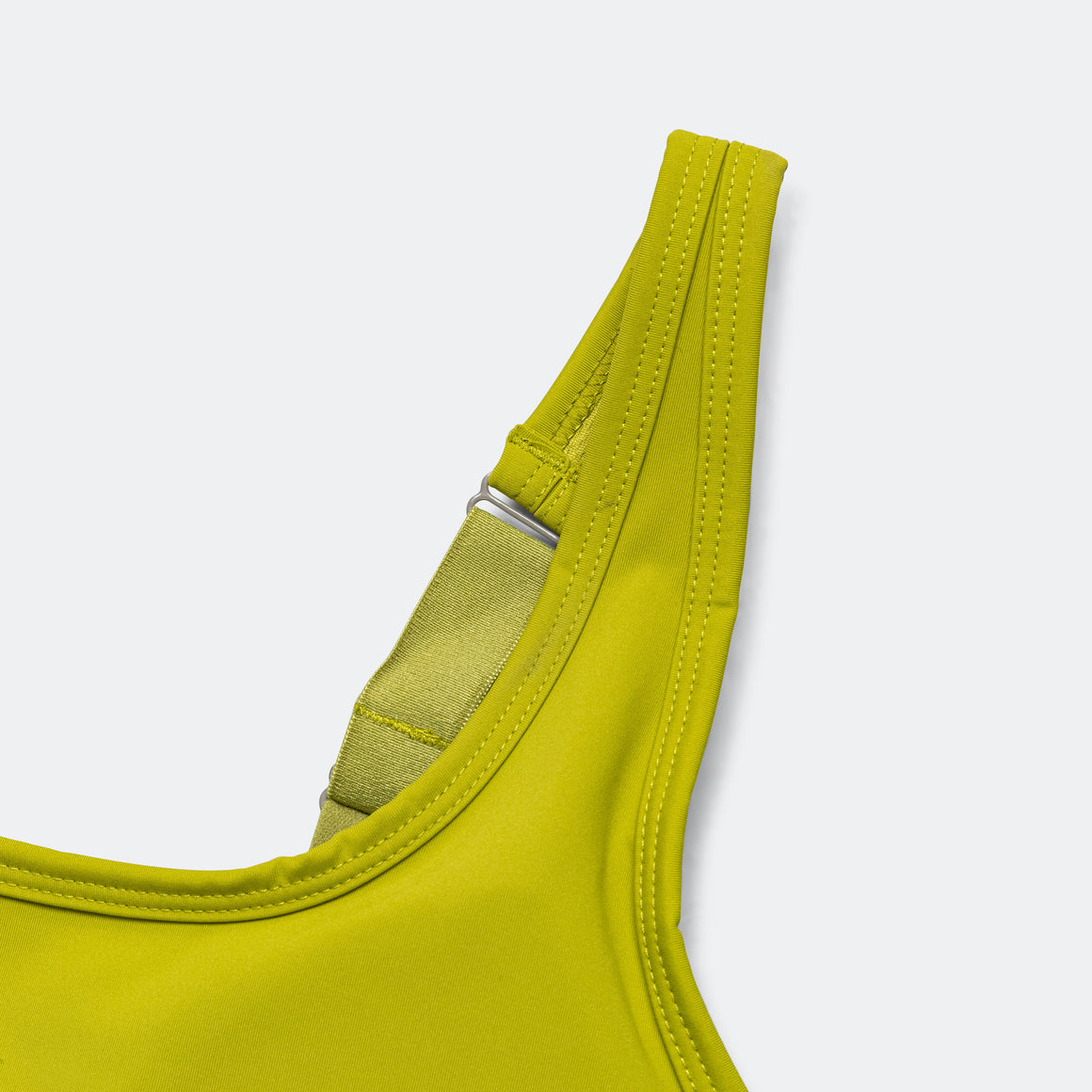 UNNA - Womens Good Place Bra - Golden Green - Up There Athletics