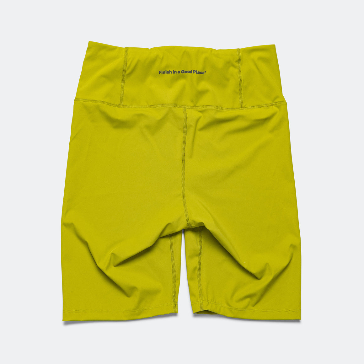 UNNA - Womens Good Place Shorts - Golden Green - Up There Athletics