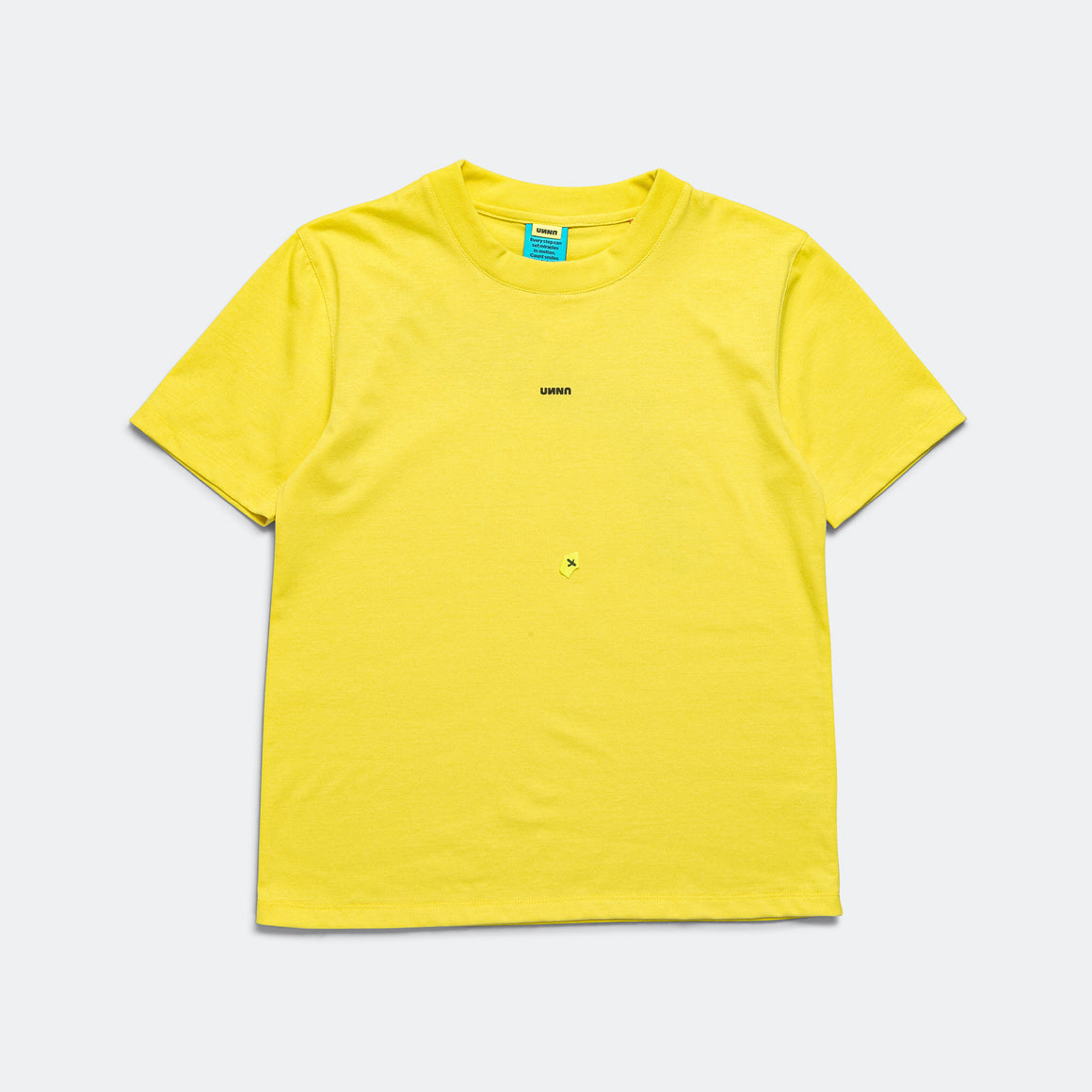 UNNA - Womens Skewed Tee - Jell-O Yellow - Up There Athletics