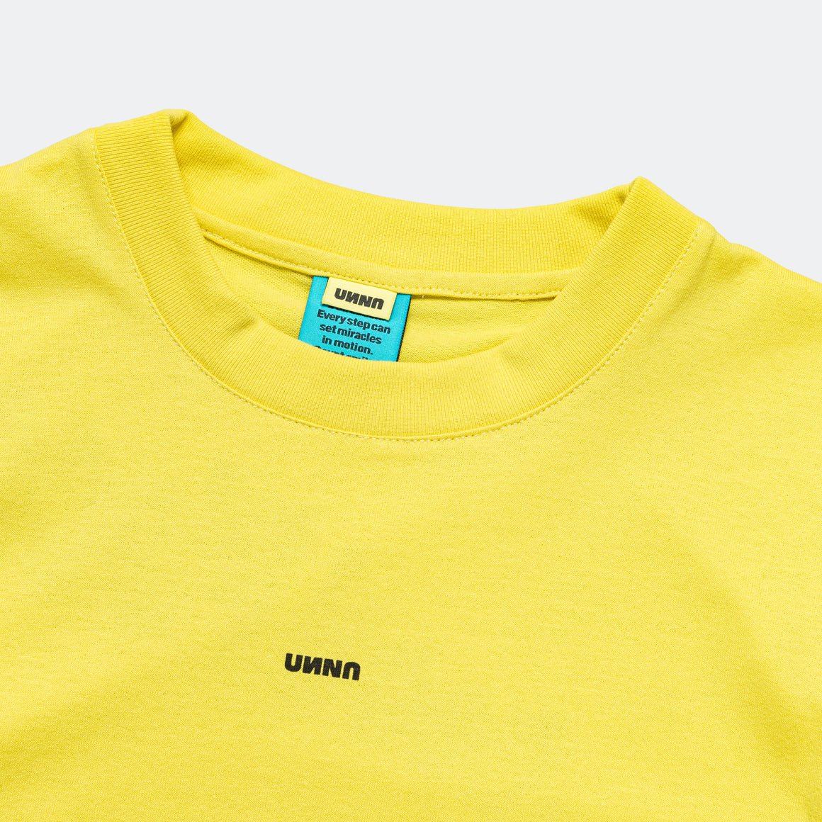 UNNA - Womens Skewed Tee - Jell-O Yellow - Up There Athletics