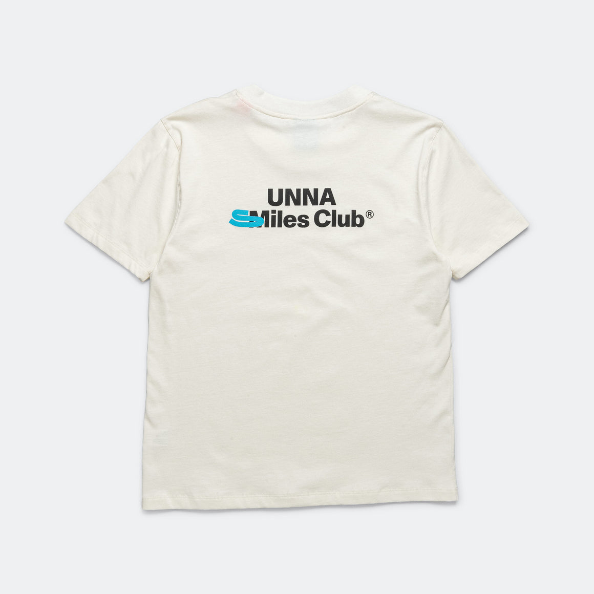 UNNA - Womens Smiles Club Tee - Vanilla White - Up There Athletics