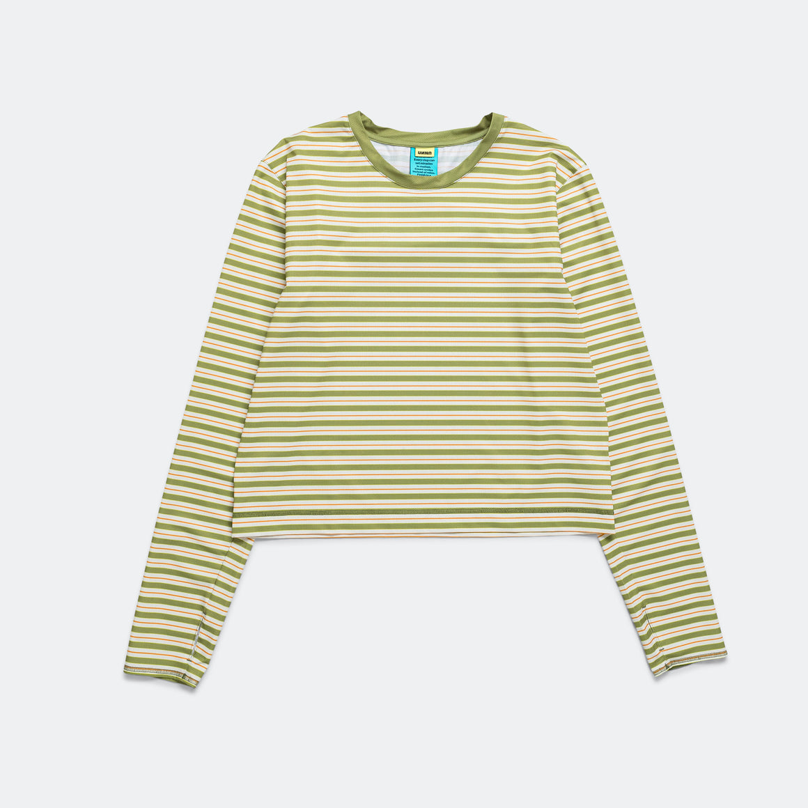 UNNA - Womens Striped LS - Sage Stripe - Up There Athletics