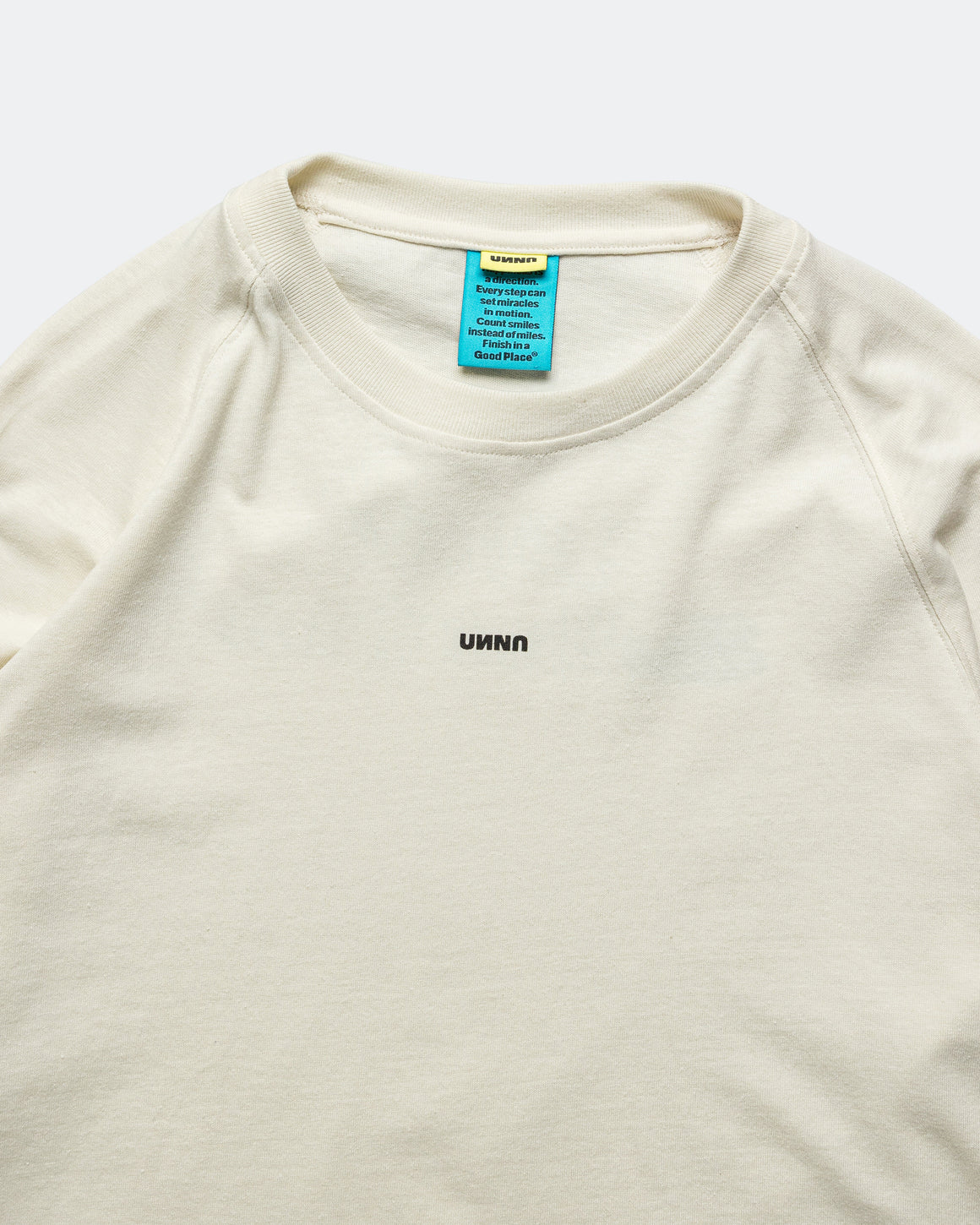 UNNA - Womens Smiles Club Long Sleeve - Vanilla White - Up There Athletics