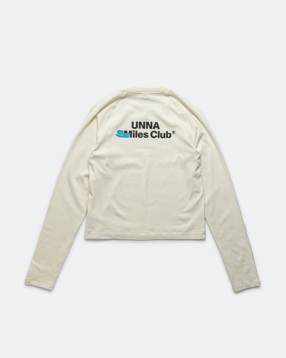 UNNA - Womens Smiles Club Long Sleeve - Vanilla White - Up There Athletics