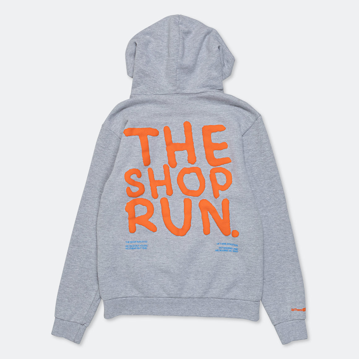 Up There Athletics - Shop Run Hoodie - Dark Heather Grey - Up There Athletics
