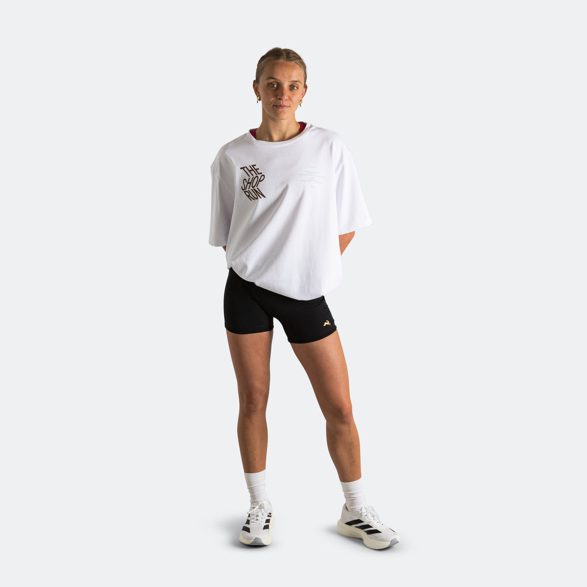 Up There Athletics - Shop Run T-Shirt - White - Up There Athletics