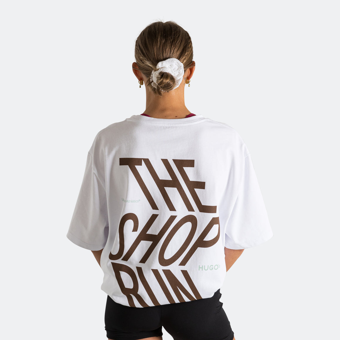 Up There Athletics - Shop Run T-Shirt - White - Up There Athletics