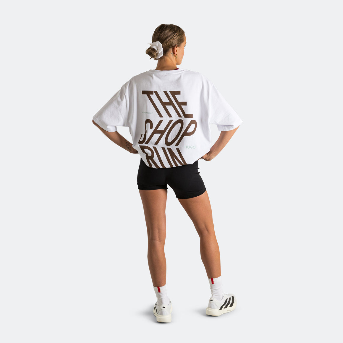 Up There Athletics - Shop Run T-Shirt - White - Up There Athletics