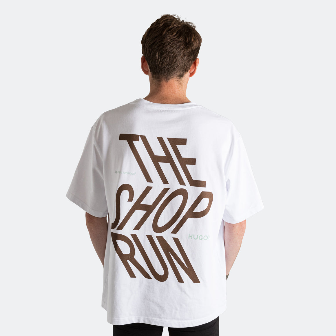Up There Athletics - Shop Run T-Shirt - White - Up There Athletics