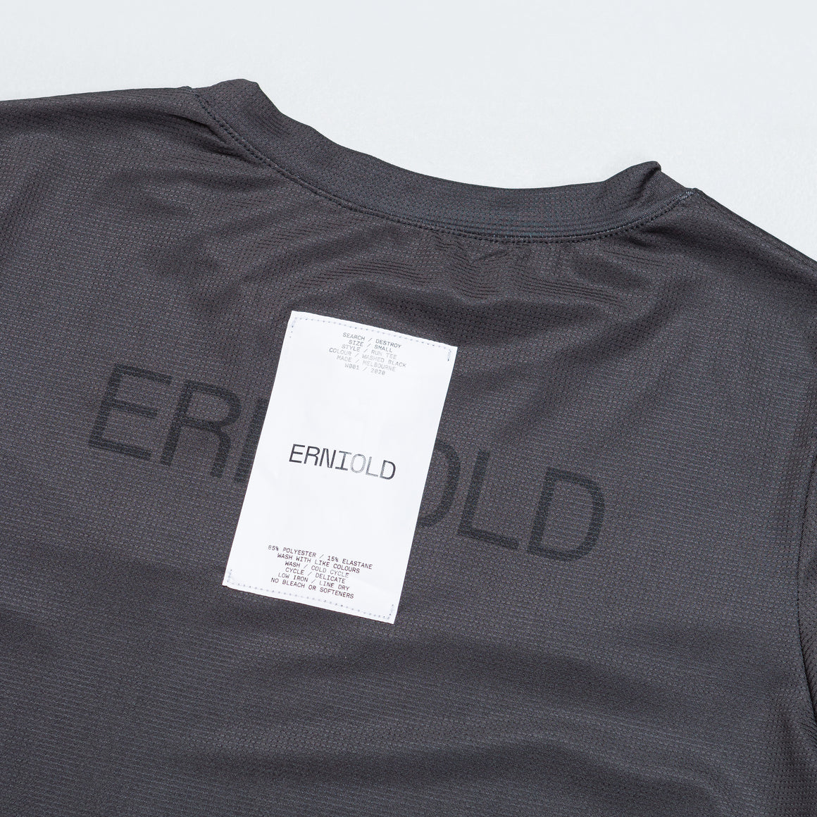 Erniold - Womens Run Tee - W. Black - Up There Athletics