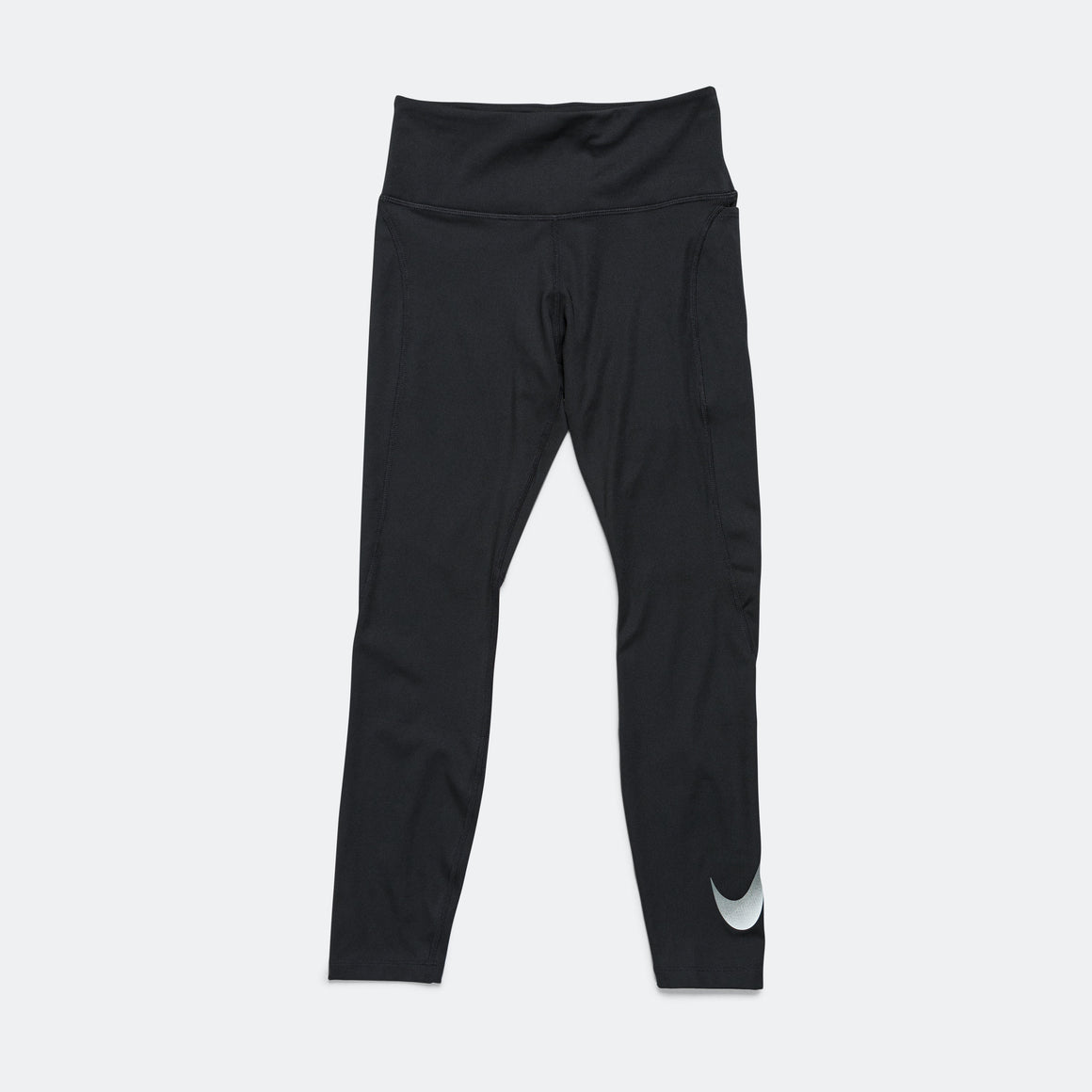 Nike - Womens Mid Rise 7/8 Running Tight - Black/Reflective Silver - Up There Athletics