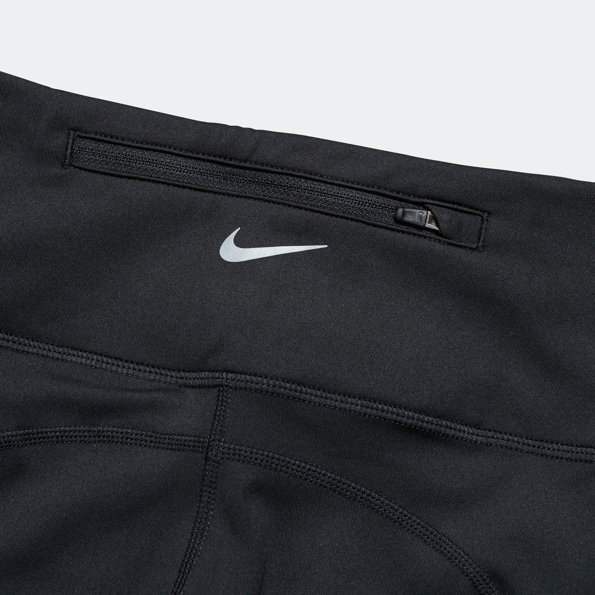 Nike - Womens Mid Rise 7/8 Running Tight - Black/Reflective Silver - Up There Athletics