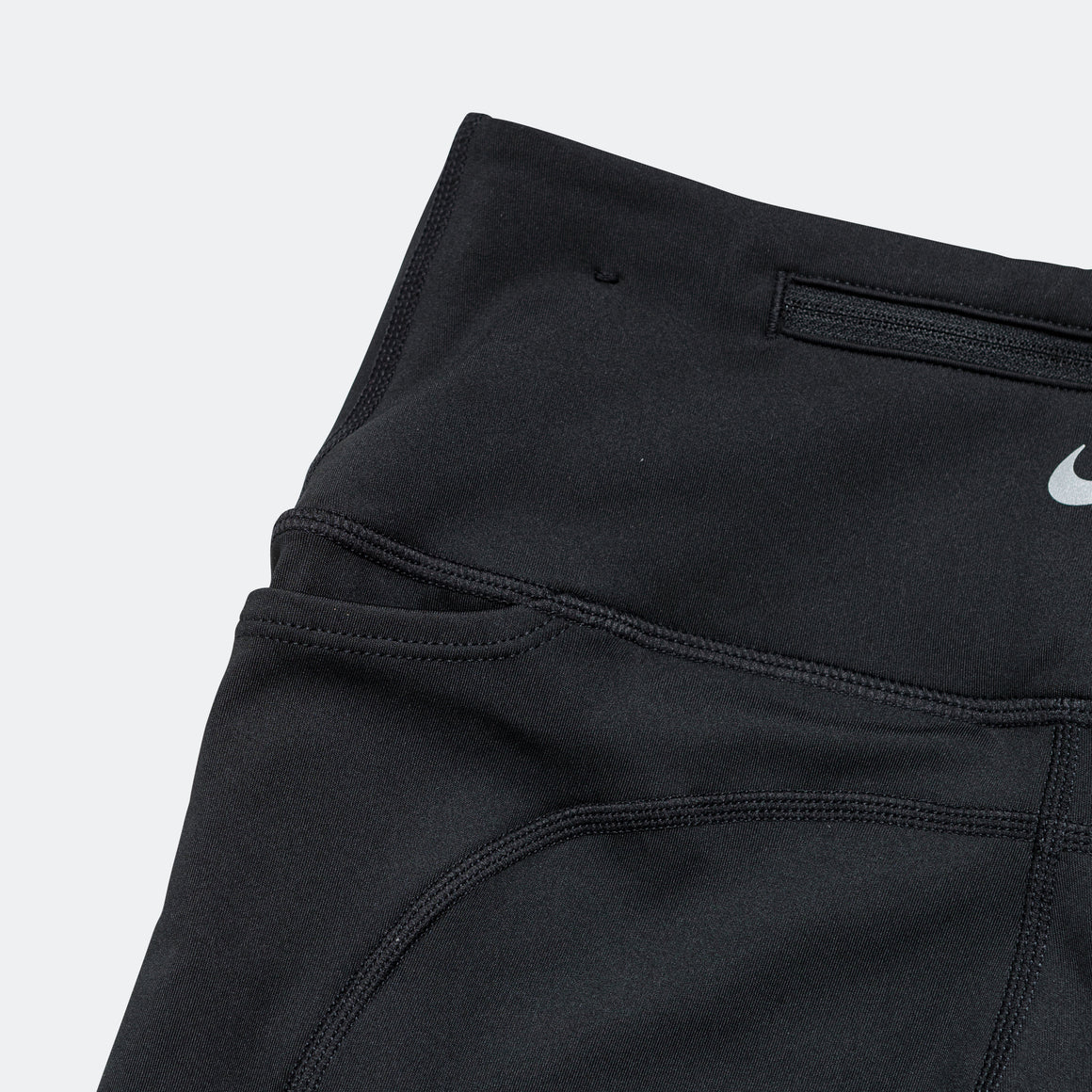 Nike - Womens Mid Rise 7/8 Running Tight - Black/Reflective Silver - Up There Athletics
