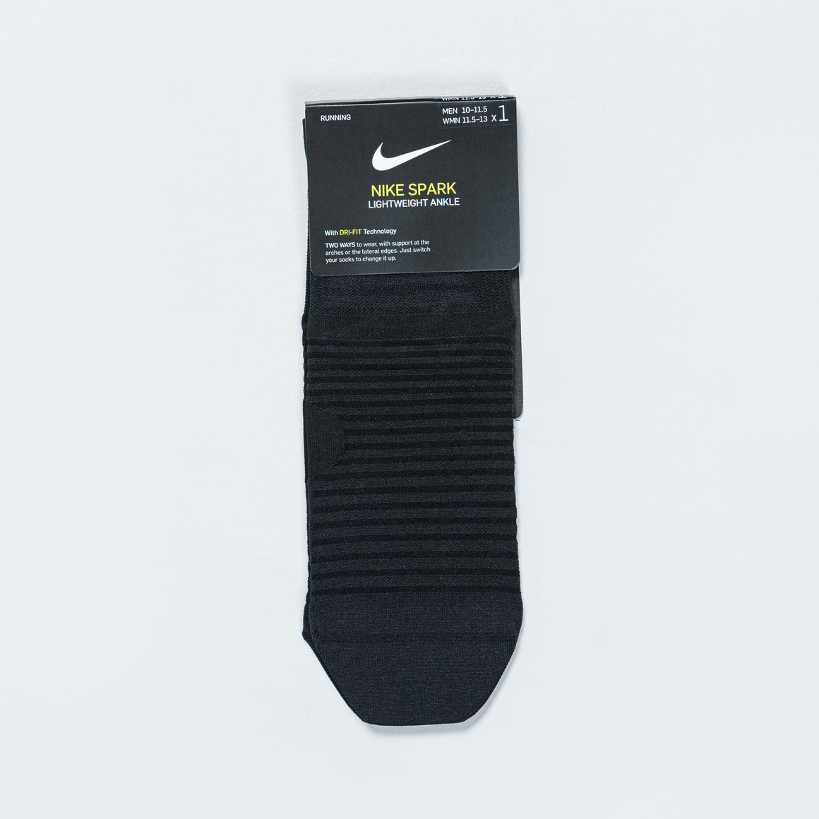 Nike - Spark Lightweight Ankle - Black/Reflective - Up There Athletics