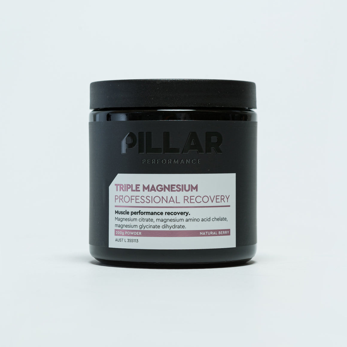 Pillar Performance - Triple Magnesium Professional Recovery Powder - Natural Berry - Up There Athletics