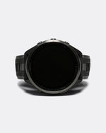 Titanium Bezel w/Black Case & Black/Powder Grey Silicone Band