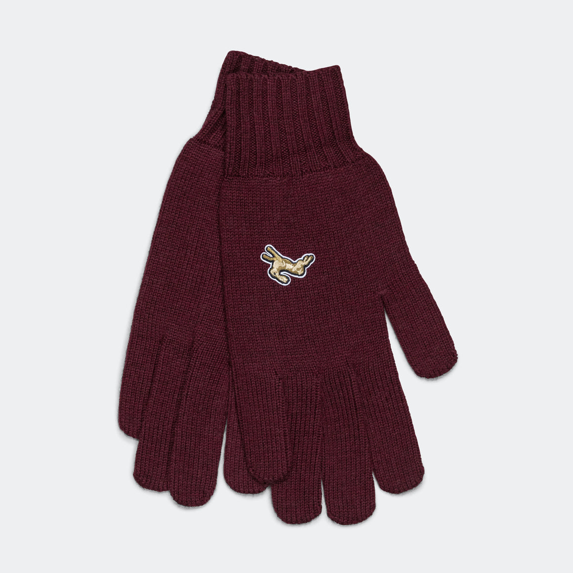 Tracksmith - Harrier Gloves - Berry - Up There Athletics