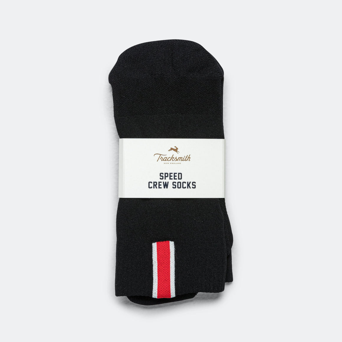 Tracksmith - Speed Crew Sock - Black - Up There Athletics