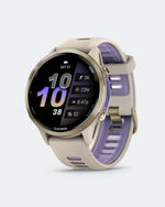 Soft Gold Titanium w/French Grey Case-Translucent Indigo Band