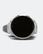 Titanium Bezel w/Whitestone Case & Whitestone/Powder Grey Silicone Band