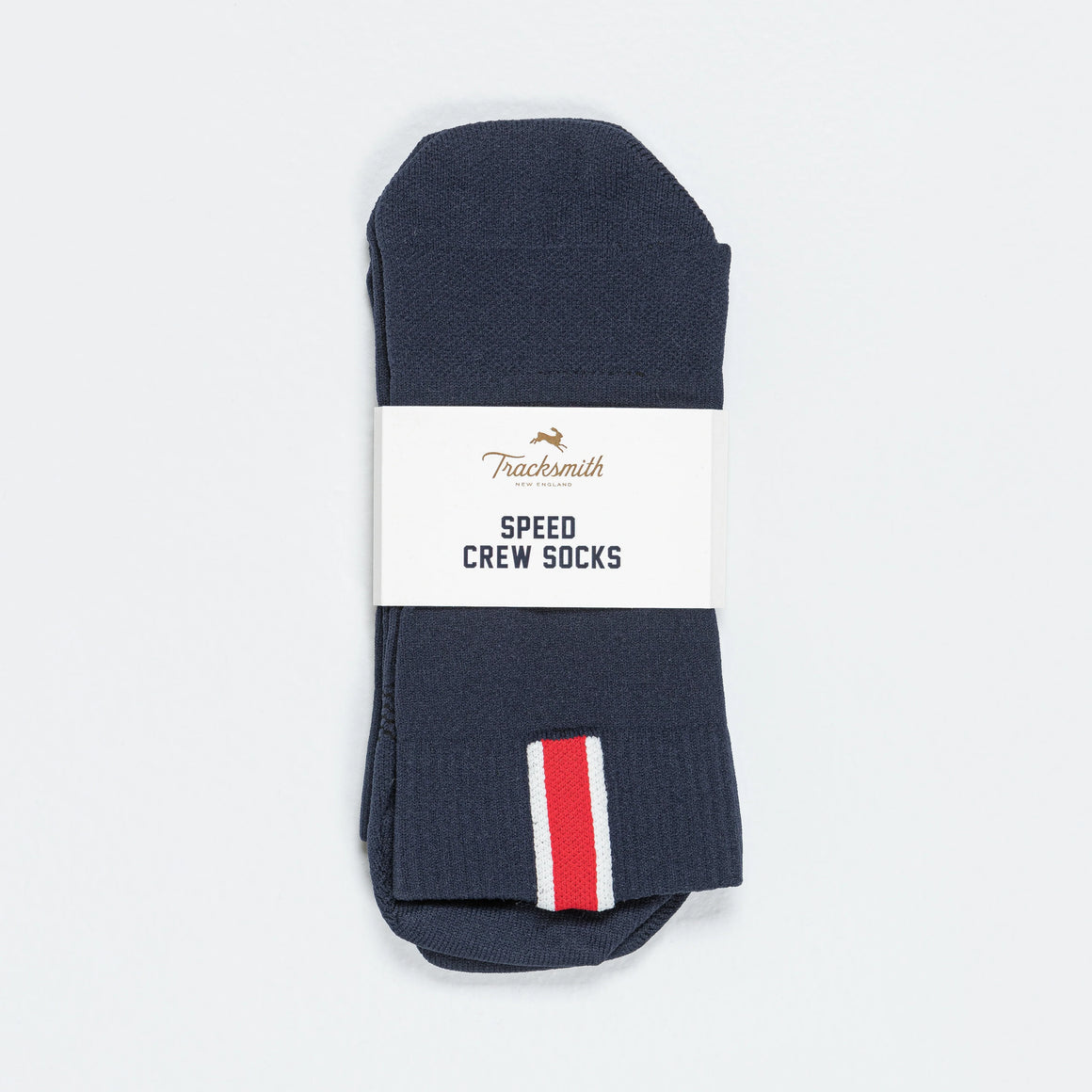 Tracksmith - Speed Crew Sock - Navy - Up There Athletics